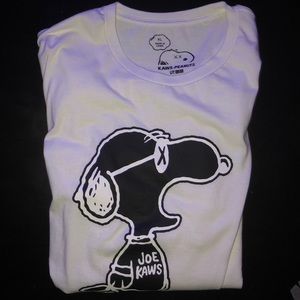 Uniqlo x joe kaws t-shirt (x-large) short sleeves